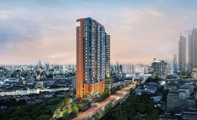 CM04340 ขายดาวน์ คอนโด โฟล บาย แสนสิริ FLO By Sansiri คอนโดมิเนียม ถนนสมเด็จเจ้าพระยา 