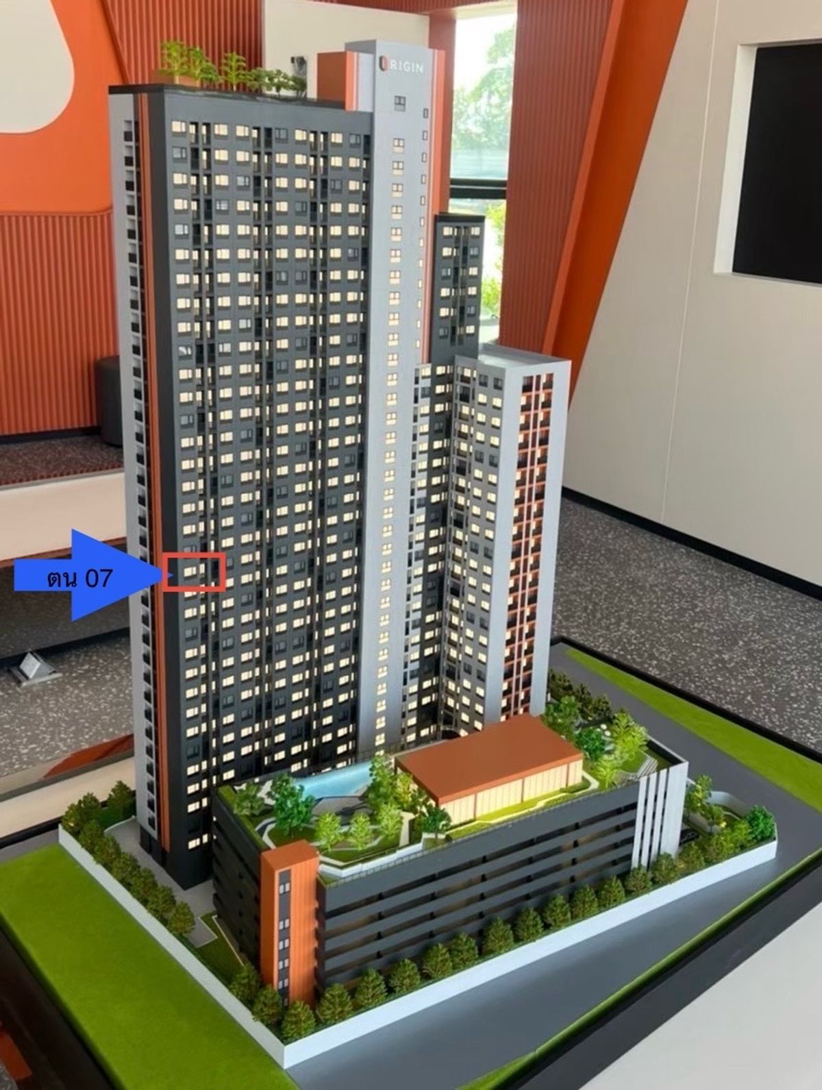 CM04342 ขายดาวน์ คอนโด ดิ ออริจิ้น สุขุมวิท-แพรกษา The Origin Sukhumvit-Praksa คอนโดมิเนียม ถนนแพรกษา 