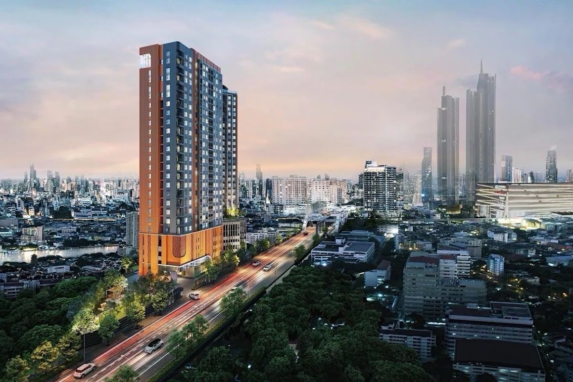 CM04340 ขายดาวน์ คอนโด โฟล บาย แสนสิริ FLO By Sansiri ถ.สมเด็จเจ้าพระยา 